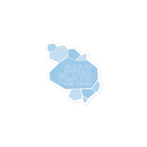 Salt Flats - Uyuni, Bolivia Bubble-free stickers