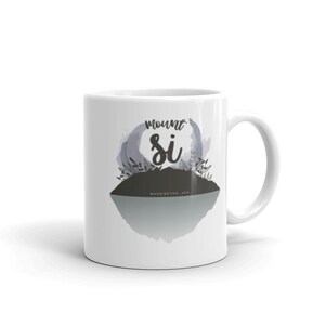 Mount Si - Washington, USA White glossy mug