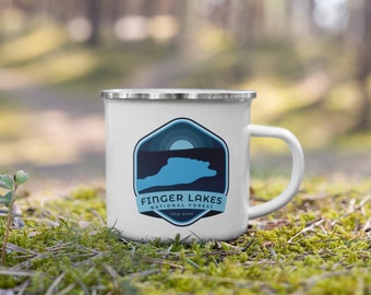 Finger Lakes National Forest - New York Enamel Mug