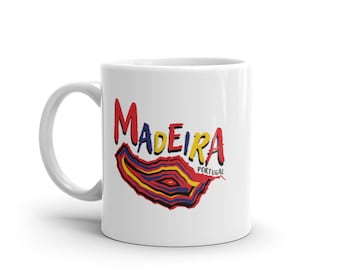 Madeira - Portugal White glossy mug