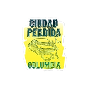Ciudad Perdida Trek - Columbia Bubble-free stickers