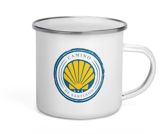 Camino de Santiago / Way of St James Enamel Mug