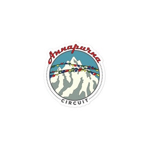 Annapurna Circuit stickers Nepal Hiker