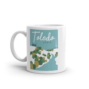 Toledo – Spain White glossy mug