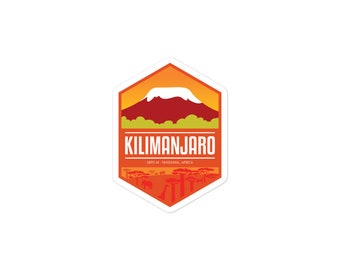 Mount Kilimanjaro - Tanzania Africa Bubble-free stickers