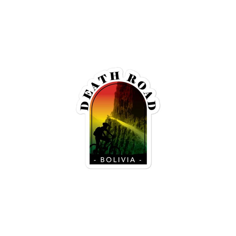Death Road Stickers - Bolivia - Etsy