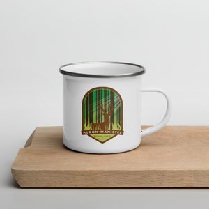 Huron-Manistee National Forest – Michigan Enamel Mug
