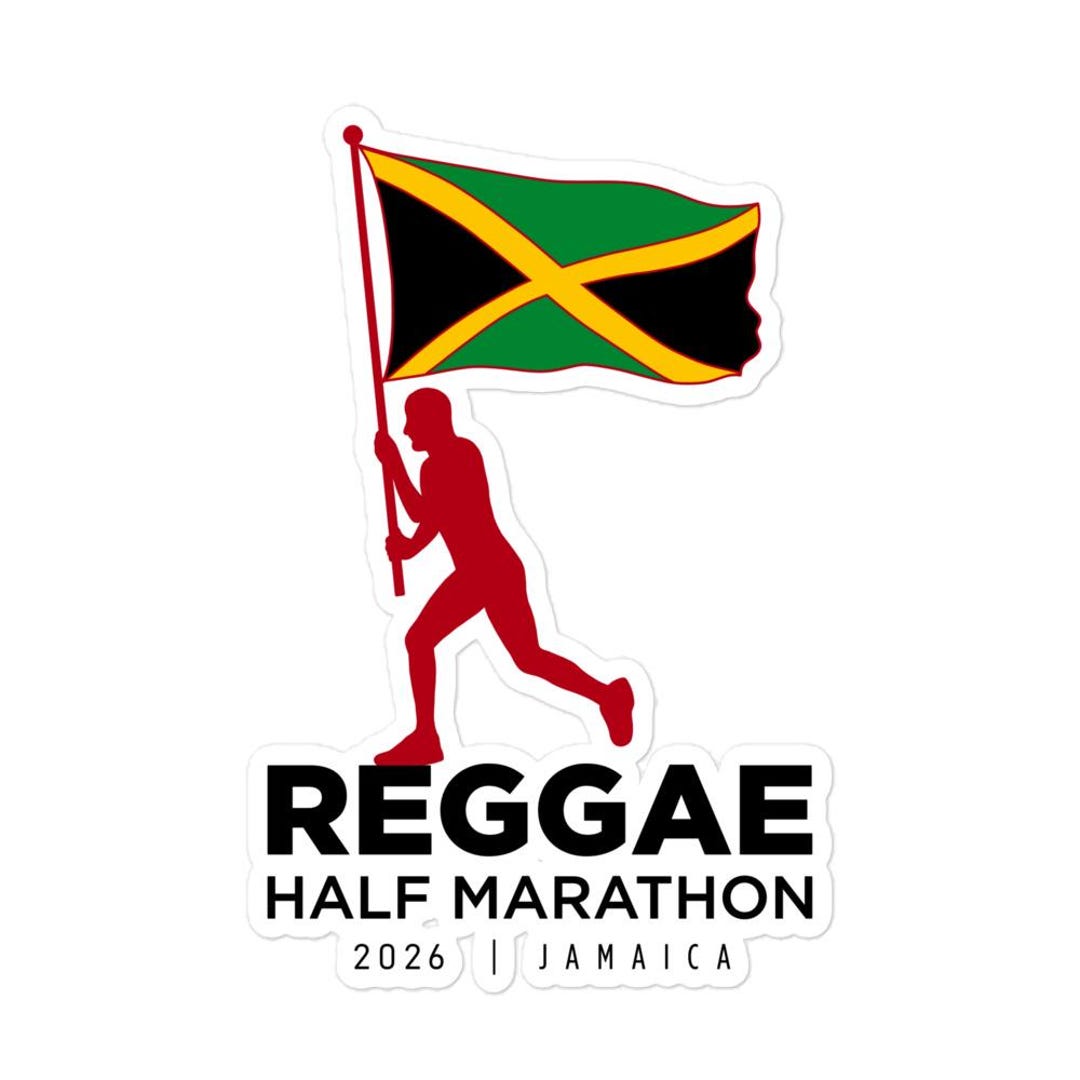 R Reggae Sticker Reggae Half Marathon Stickers – 2026 – Jamaica - Etsy