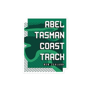 Abel Tasman Coast Track - Neuseeland Blasenfreie Aufkleber