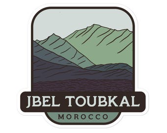 Stickers Jbel Toubkal – Maroc