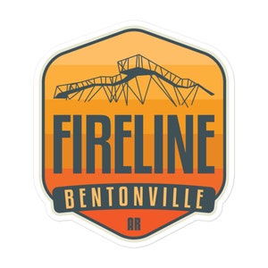 Fireline - Bentonville, Arkansas Bubble-free stickers