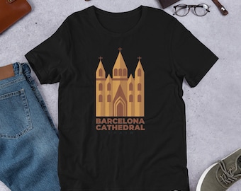 Cathédrale de Barcelone - Espagne T-shirt unisexe