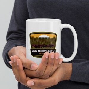 Modoc National Forest - California White glossy mug