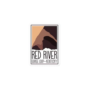 Red River Gorge Loop – Kentucky Bubble-free stickers