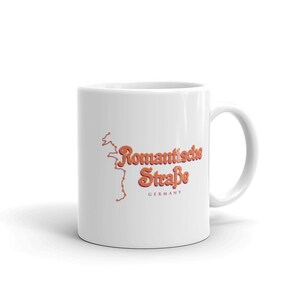 Romantic Road - Germany White glossy mug