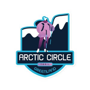 Arctic Circle Trail Magnet – Greenland