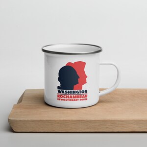 Washington–Rochambeau Revolutionary Route Enamel Mug