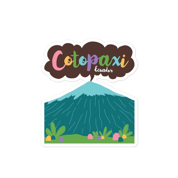 Cotopaxi Ecuador Bubble-free Stickers - Etsy