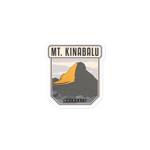 Sticker Kinabalu Mt. Kinabalu Stickers – Malaysia - Etsy