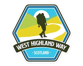 West Highland Way-stickers - Schotland