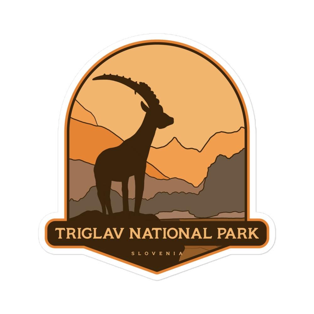 Triglav National Park stickers - Slovenia