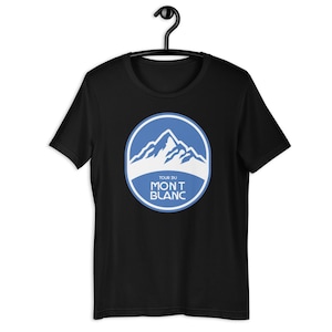 Tour du Mont Blanc Unisex t-shirt