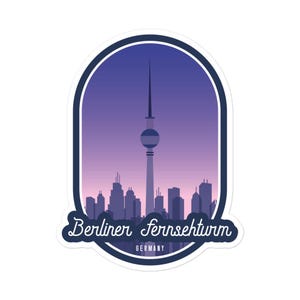 Berliner Fernsehturm stickers – Germany