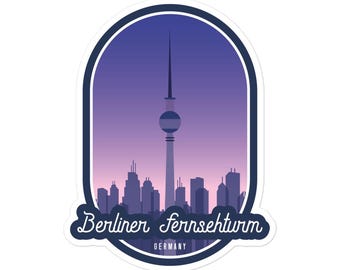Naklejki Berliner Fernsehturm – Niemcy