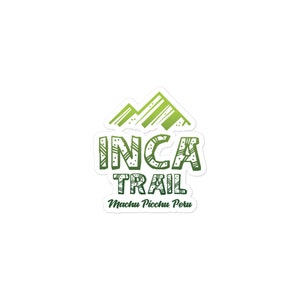 Inca Trail - Machu Picchu, Perù Adesivi senza bolle