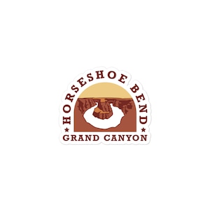 Horseshoe Bend stickers - Glen Canyon
