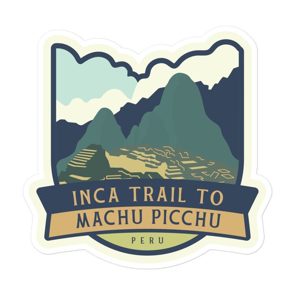 Inca Trail to Machu Picchu – Peru Bubble-free stickers