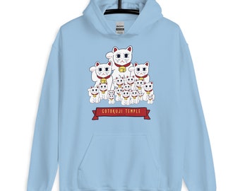 Cats Gotokuji Temple - Tokyo, Japan Unisex Hoodie