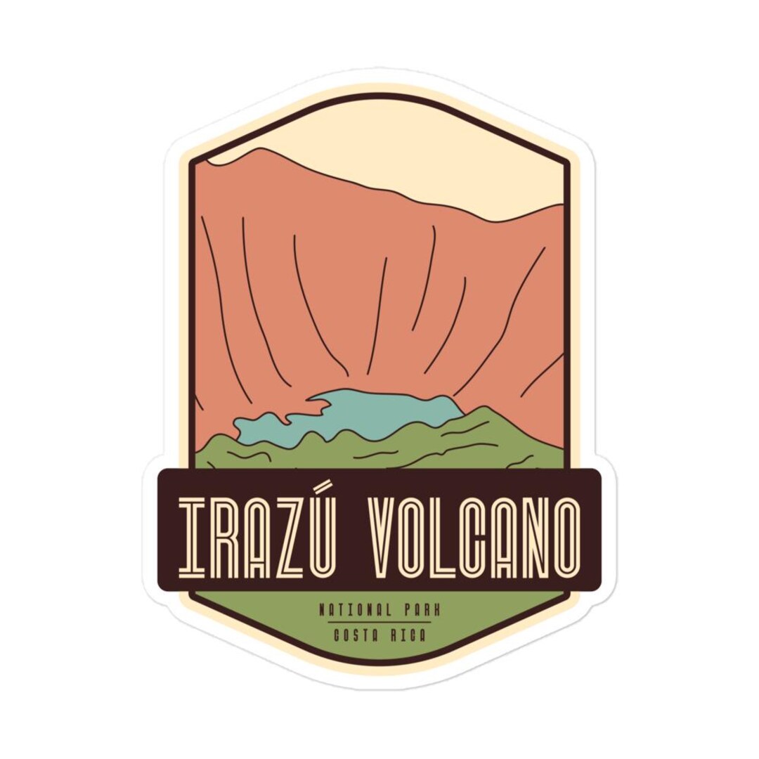 Irazú Volcano National Park Stickers - Costa Rica - Etsy