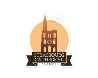 Strasbourg Cathedral - France Bubble-free stickers
