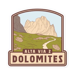 Alta Via 2 stickers – Dolomites