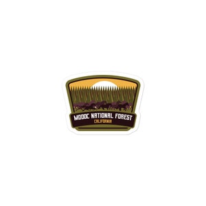 Modoc National Forest - California Bubble-free stickers