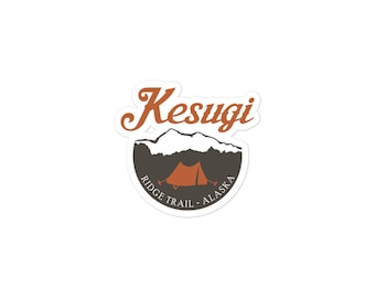 Kesugi Ridge Trail – Alaska Bubble-free stickers