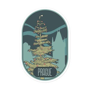 Prague stickers - Christmas Market