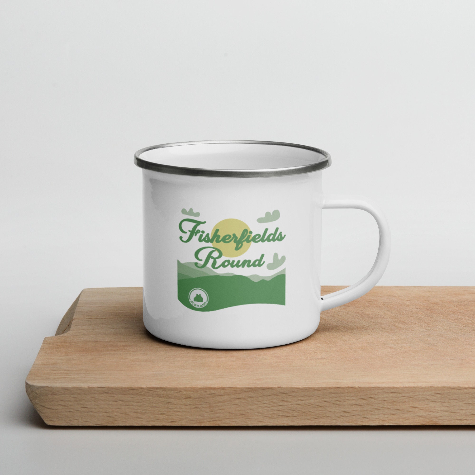 Fisherfields Round - Scotland Enamel Mug