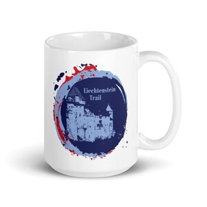 Liechtenstein Trail White glossy mug