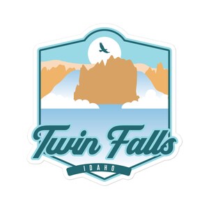 Twin Falls - Idaho Bubble-free stickers