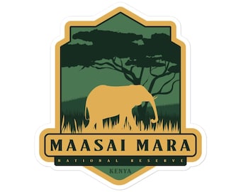 Maasai Mara National Reserve stickers – Kenya