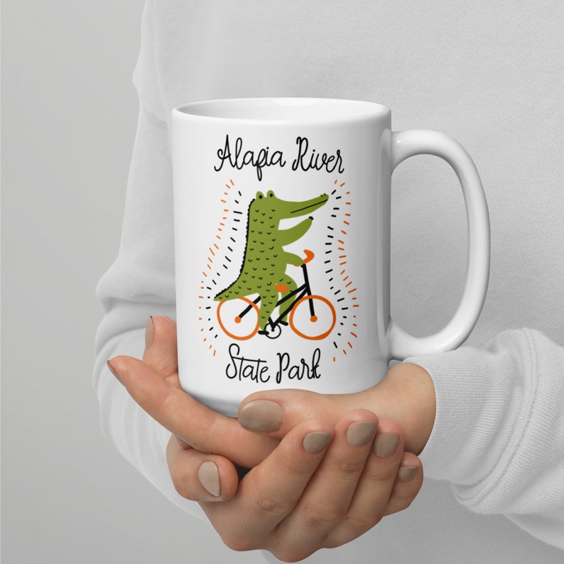 Alafia River State Park White glossy mug image 4