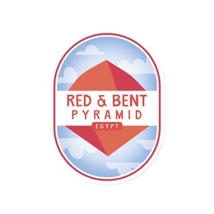 Red and Bent Pyramid Magnet – Egypt