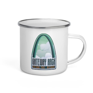 Gateway Arch National Park - Missouri Enamel Mug