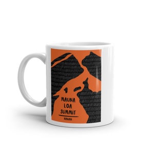 Mauna Loa Summit – Hawaii White glossy mug