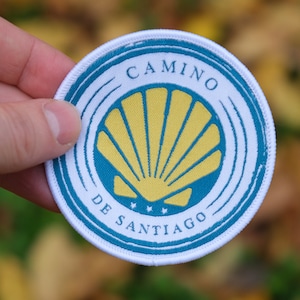 Patch de tecido do Caminho de Santiago / Presente de caminhada do Caminho de Santiago