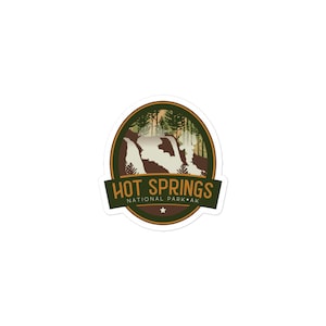 Hot Springs National Park - Arkansas Bubble-free stickers