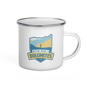 Alta Via 1 Enamel Mug - Dolomites