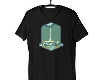 Multnomah Falls Unisex t-shirt – Oregon